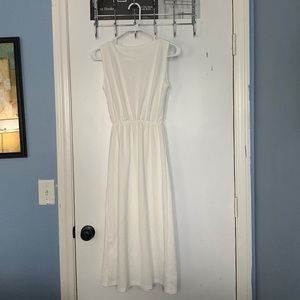 Simple White Maxi Dress